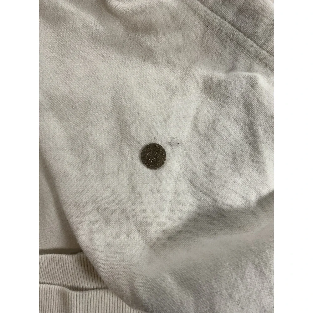 The North Face Mens Hoodie Off White Cream Never Stop Exploring Medium 2418